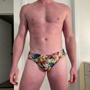 CA-RIO-CA BRIEF CUT BRAZILIAN SUNGA ARARA PRINT